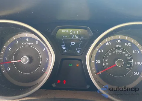 2013 Hyundai Elantra Gls from USA, damaged, VIN KMHDH4AE9DU644005